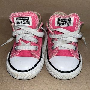 Sz 5 LITTLE KIDS CONVERSE ALL STAR SNEAKERS ATHLETIC SHOES